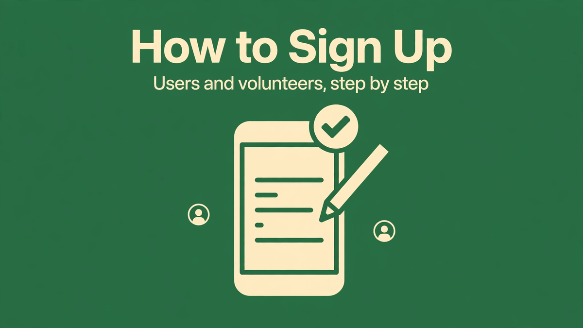 How to Sign Up for Be My Eyes: Volunteer and User Guide